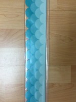 Ombre Turquoise Scalloped EZ Border 48'