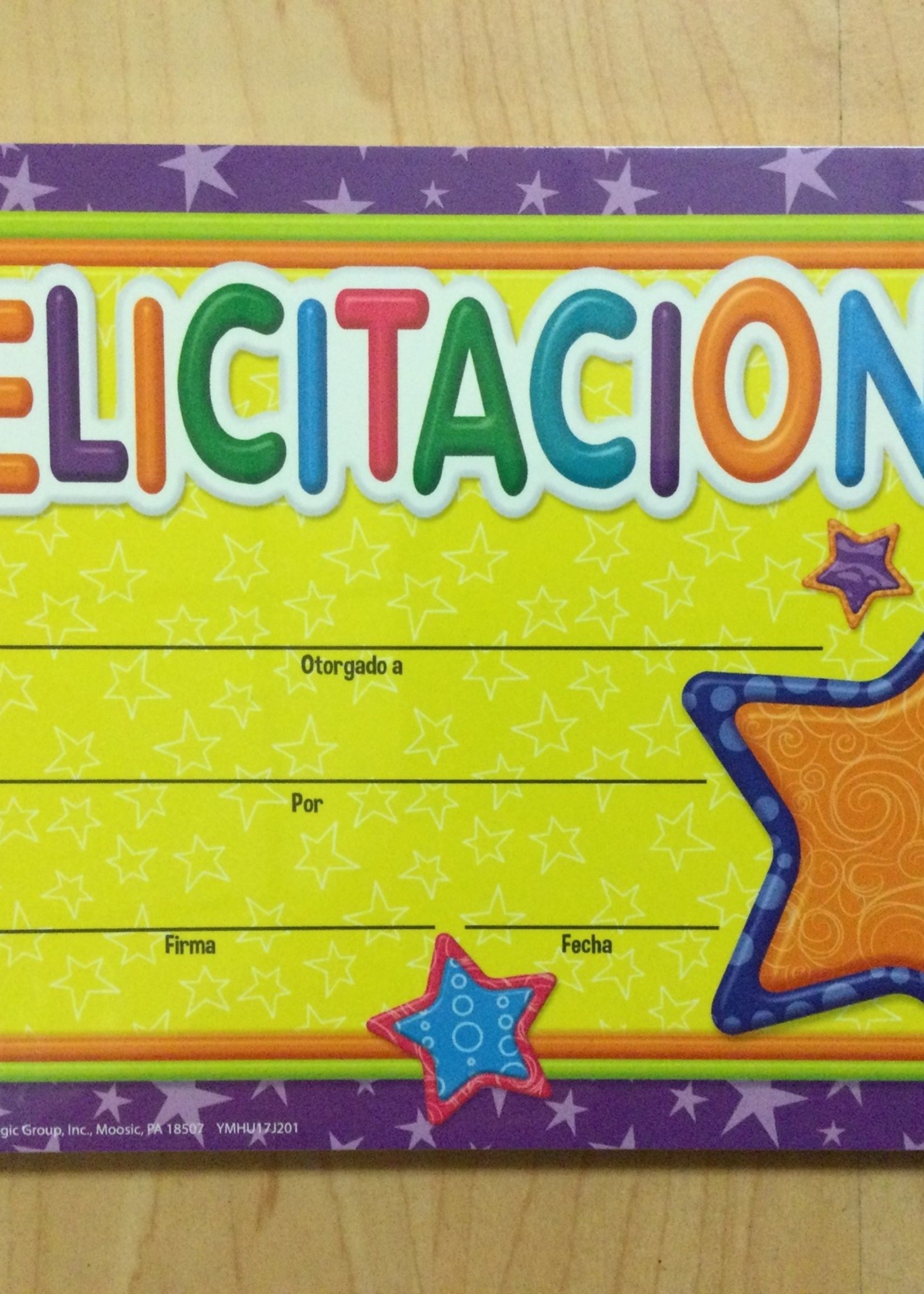 Felicitaciones Awards Felicitaciones Awards 36pc
