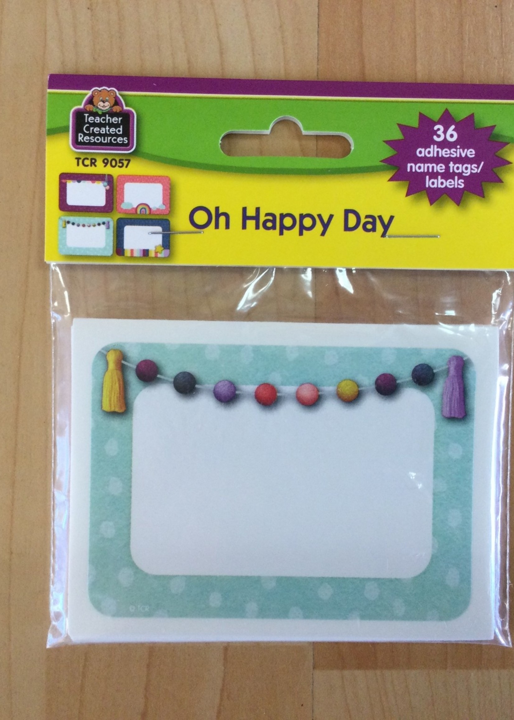 Oh Happy Day Name Labels