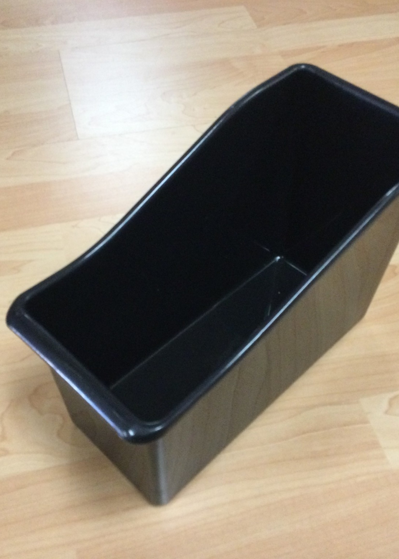 Black Plastic Book Bin Black Plastic Book Bin