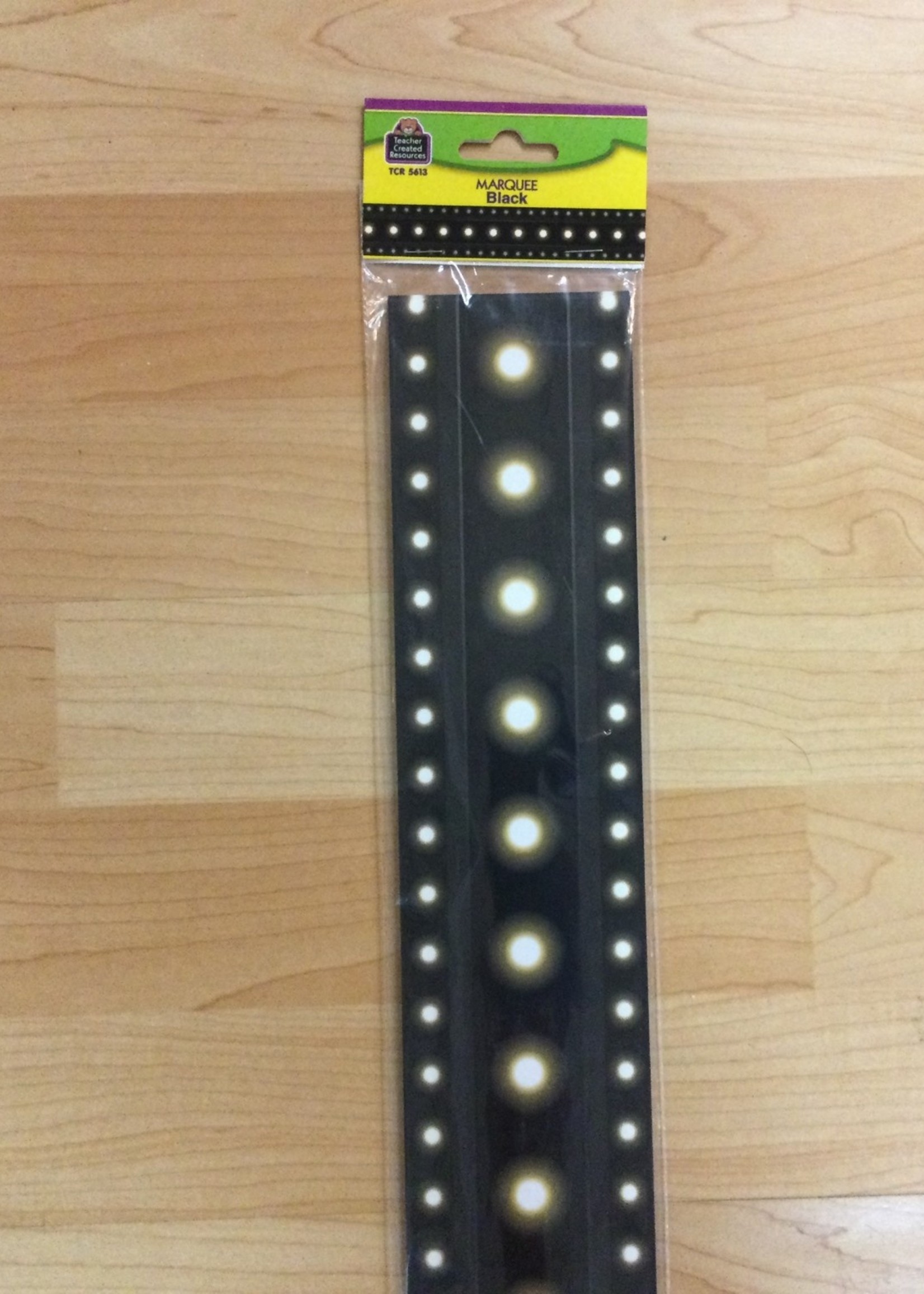 Black Marquee Straight Border Black Marquee Straight Border 35'