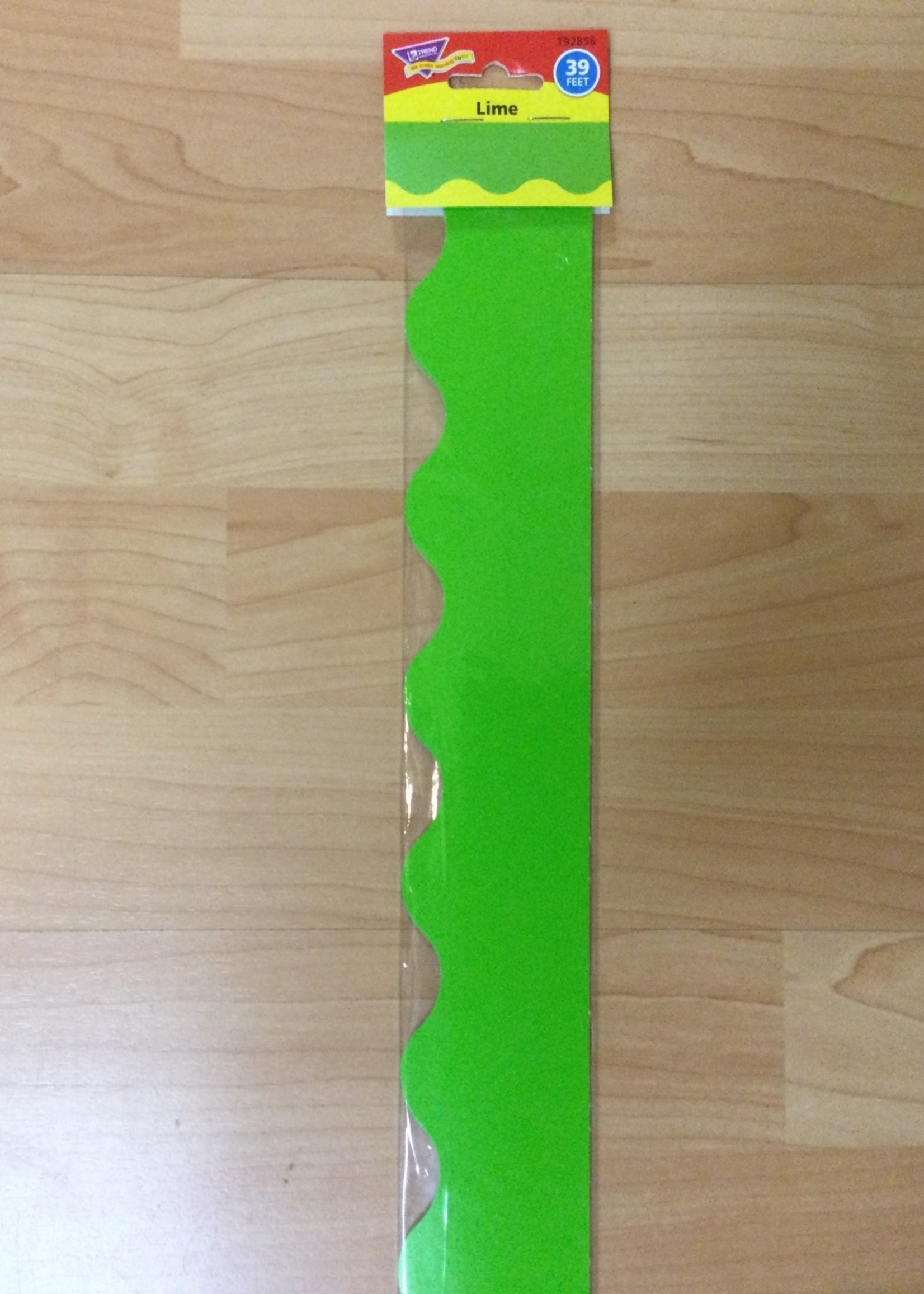Lime Scalloped Border Lime Scalloped Border 39'