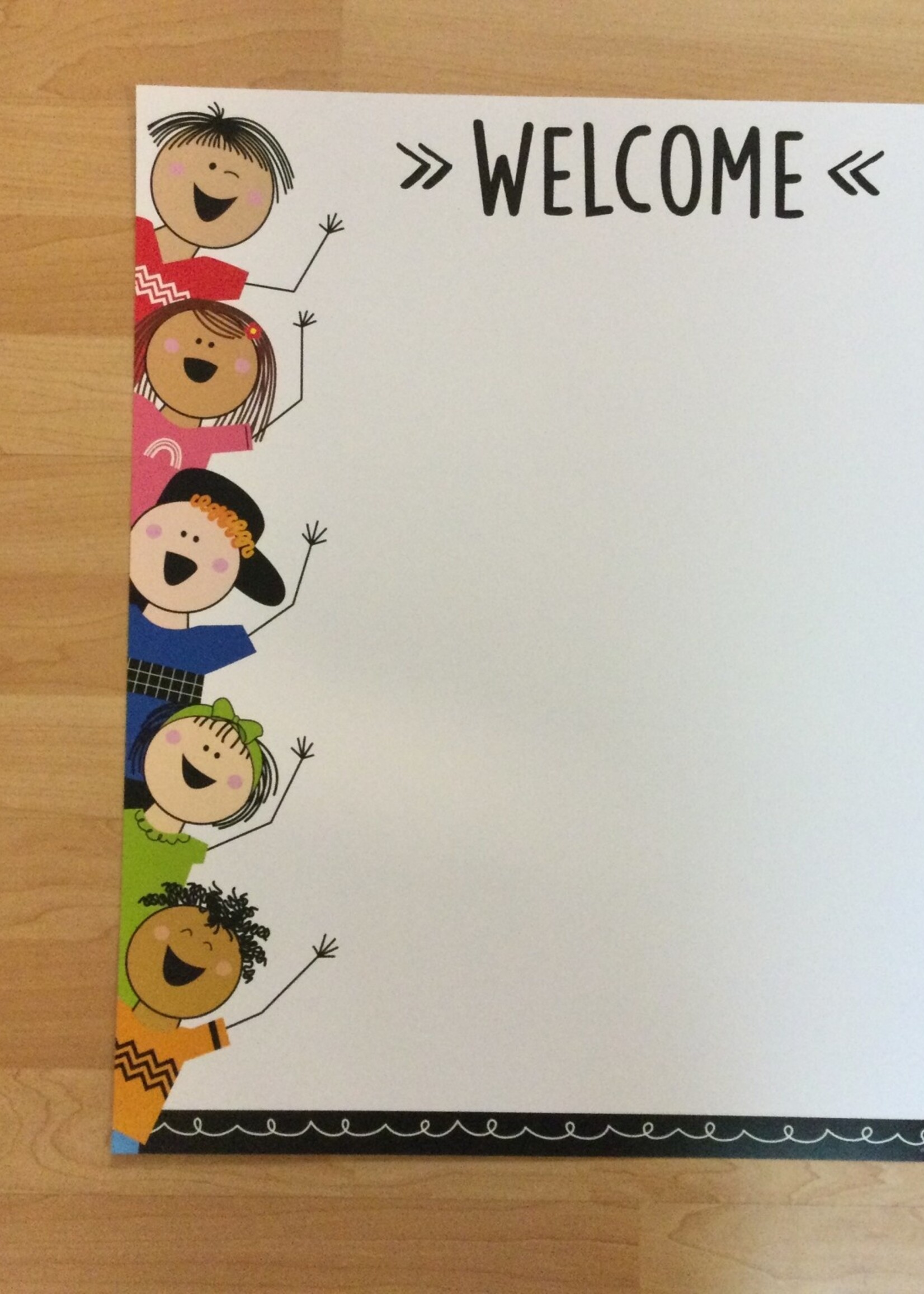 Stick Kids Welcome Chart