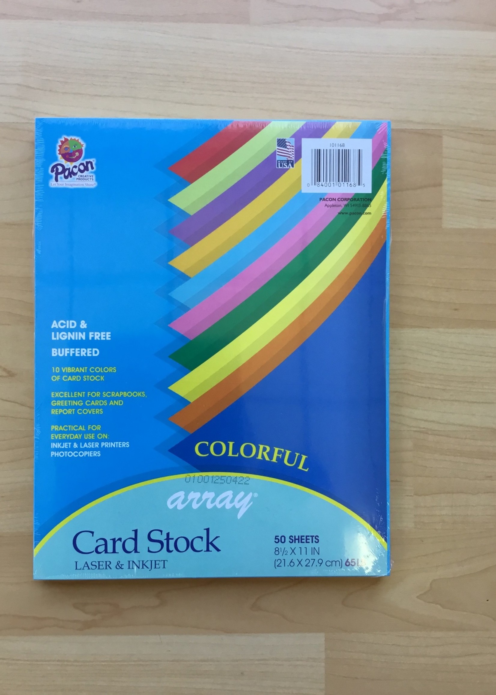Colorful Assortment Card Stock 50 sheets