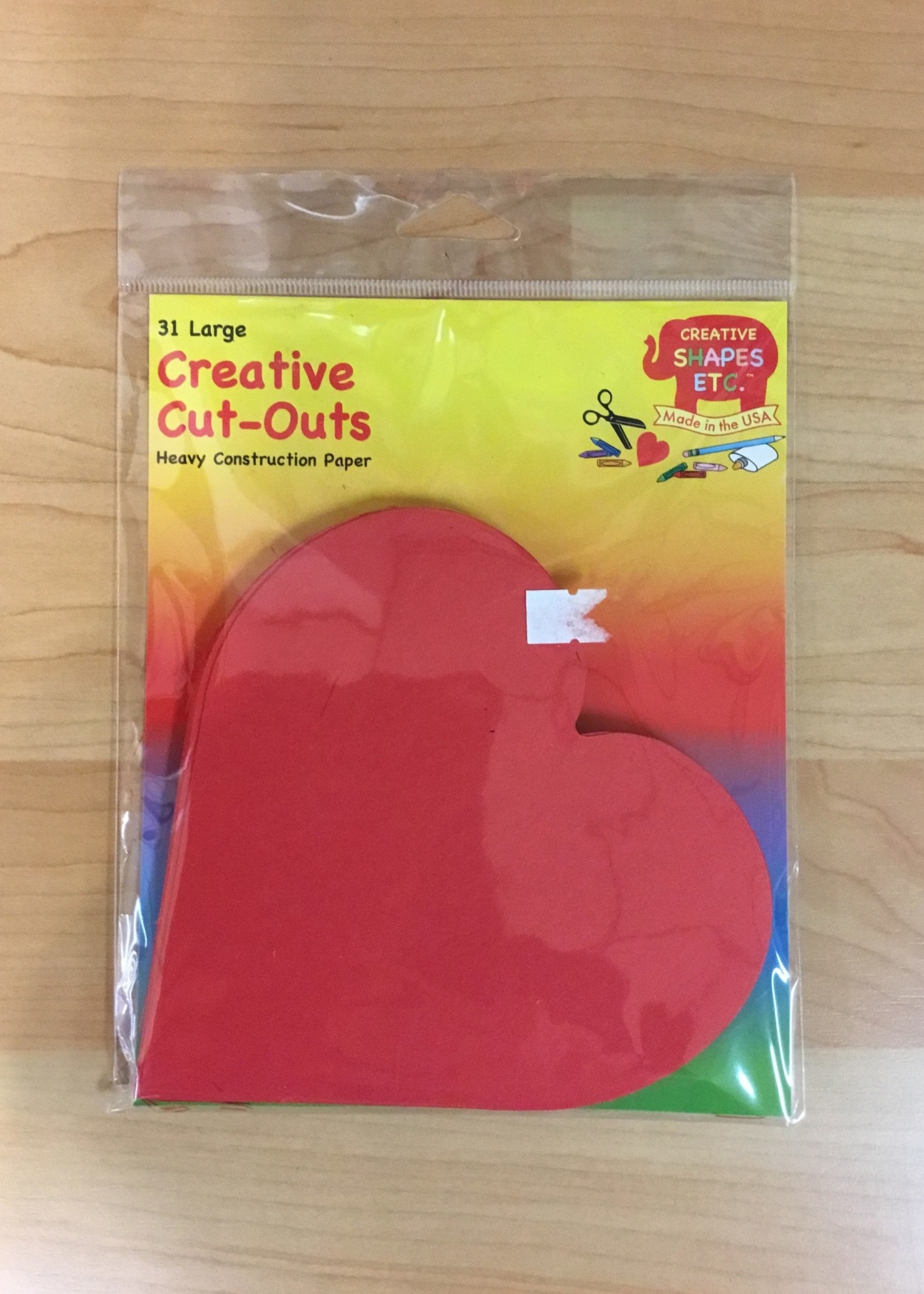 Large Heart Cutouts 31pc