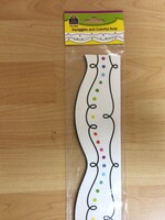 Squiggles & Colorful Dots Border 35'