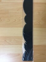 Black Stylish Scallops EZ Border 48'