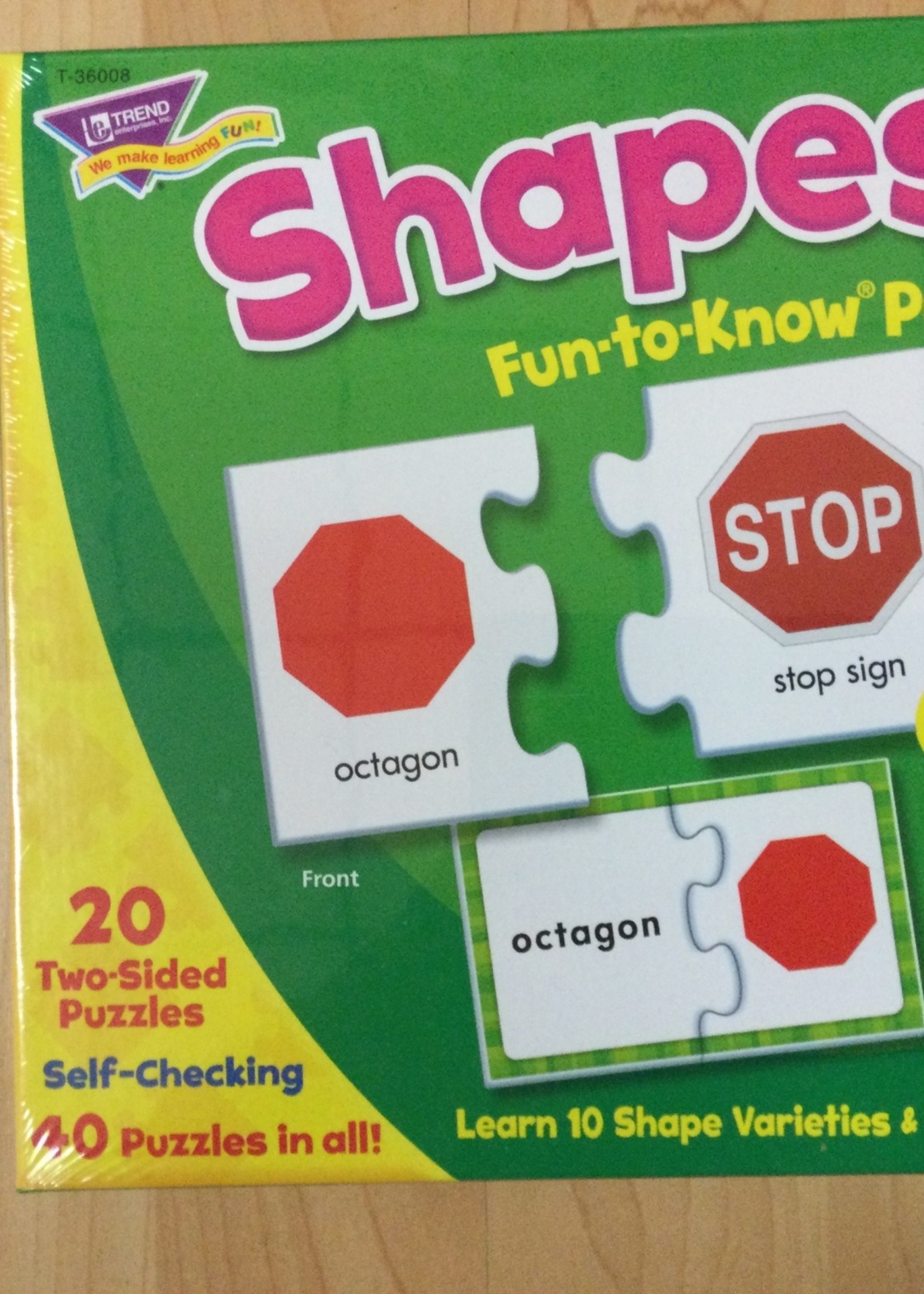 Shapes Fun-to-Know Puzzles 40pc