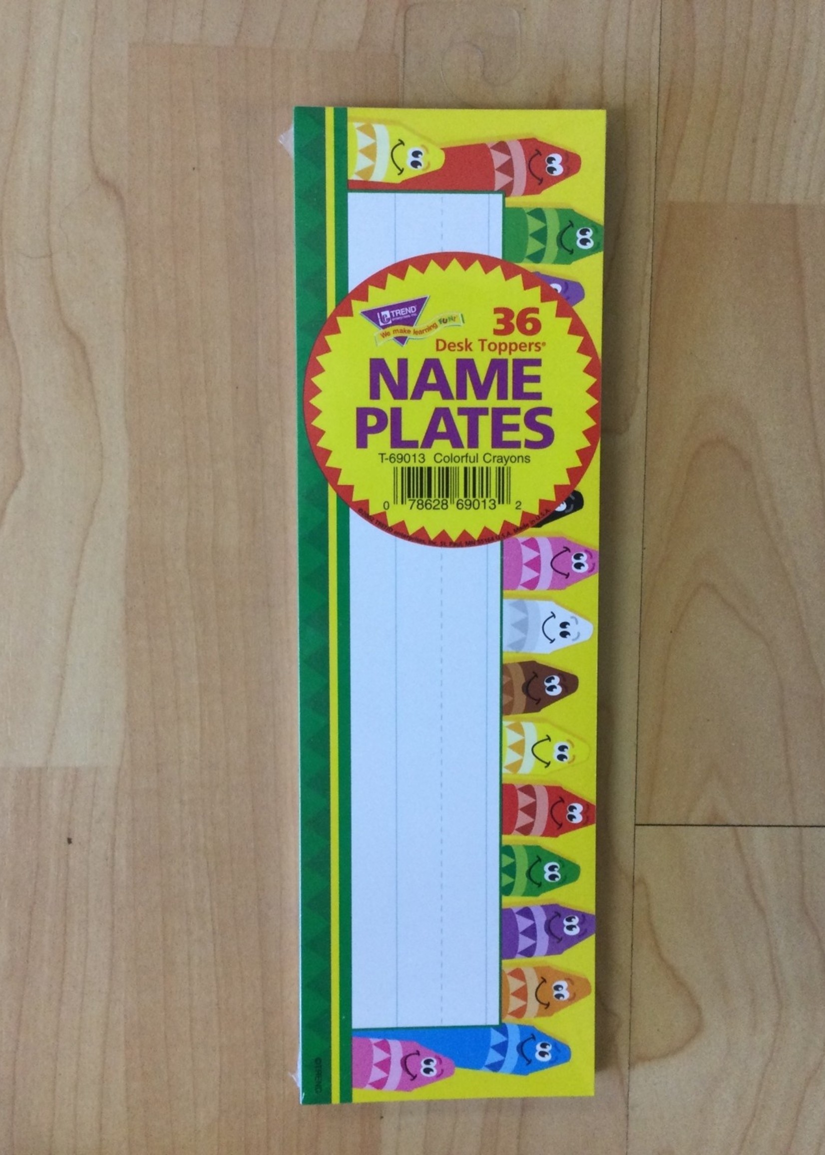 Colorful Crayons Name Plates Colorful Crayons Name Plates