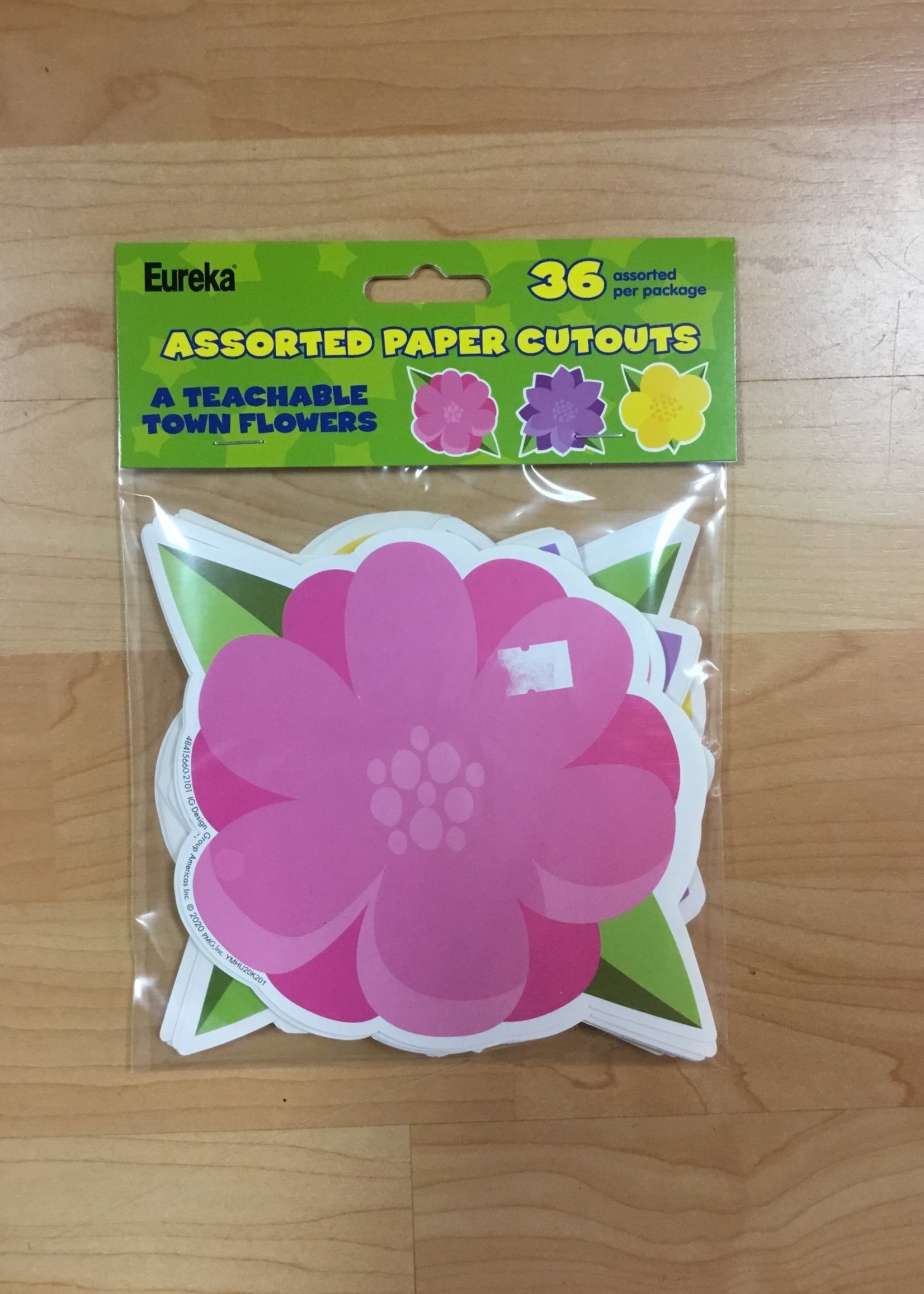 Spring Flower Cutouts A Teachable Town Flower Cutouts 36pc