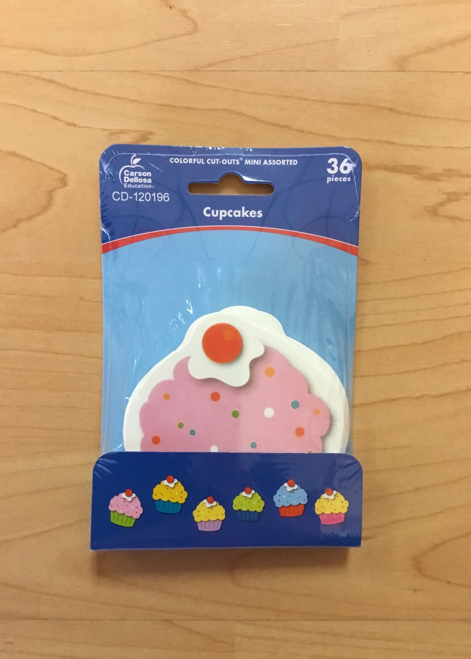 Cupcakes Mini Cutouts Cupcakes Mini Cutouts 36pc