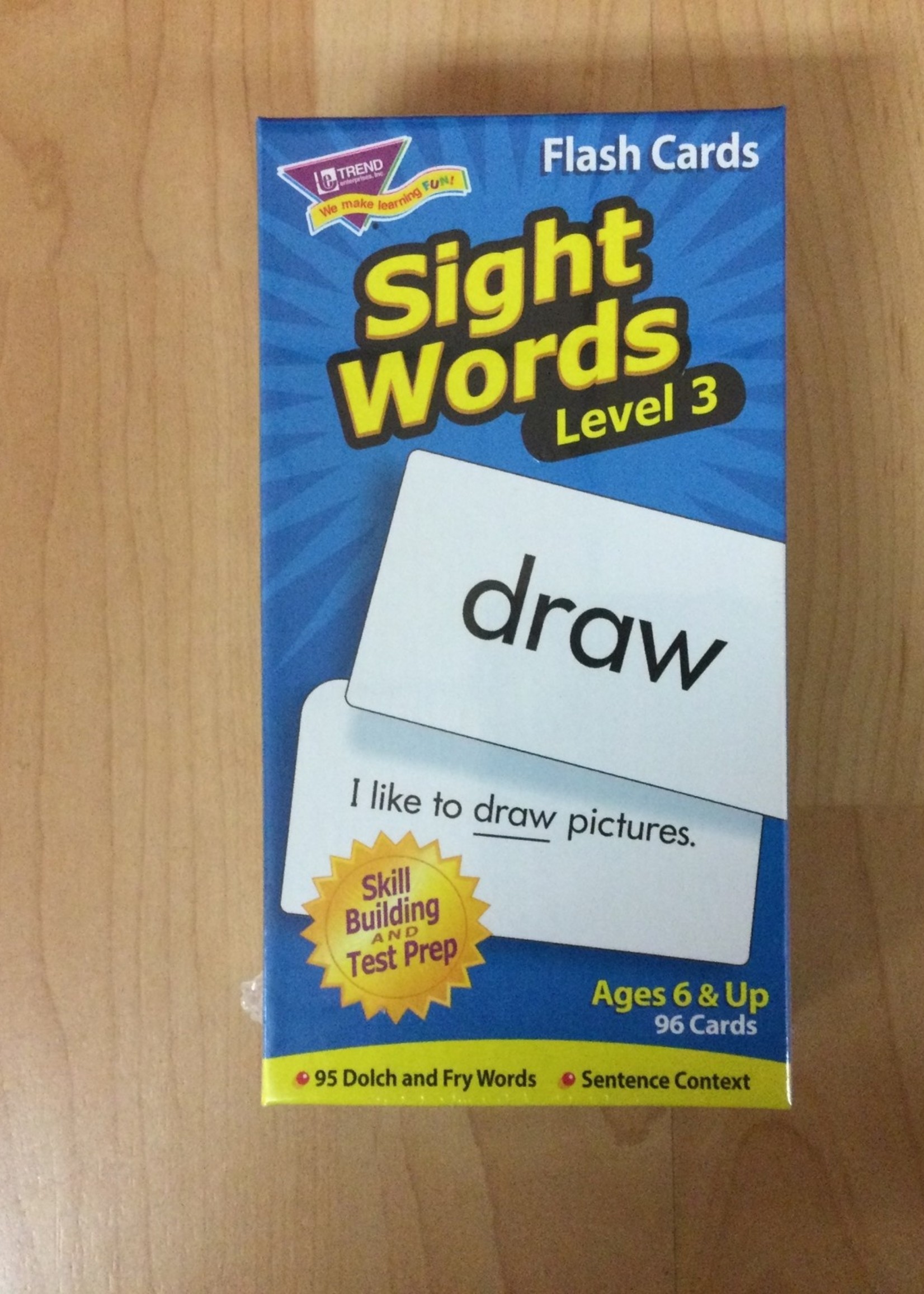 Sight Words Level 3 Flash Cards 96pc