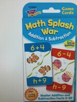 Math Splash War Add/Sub Flashcards