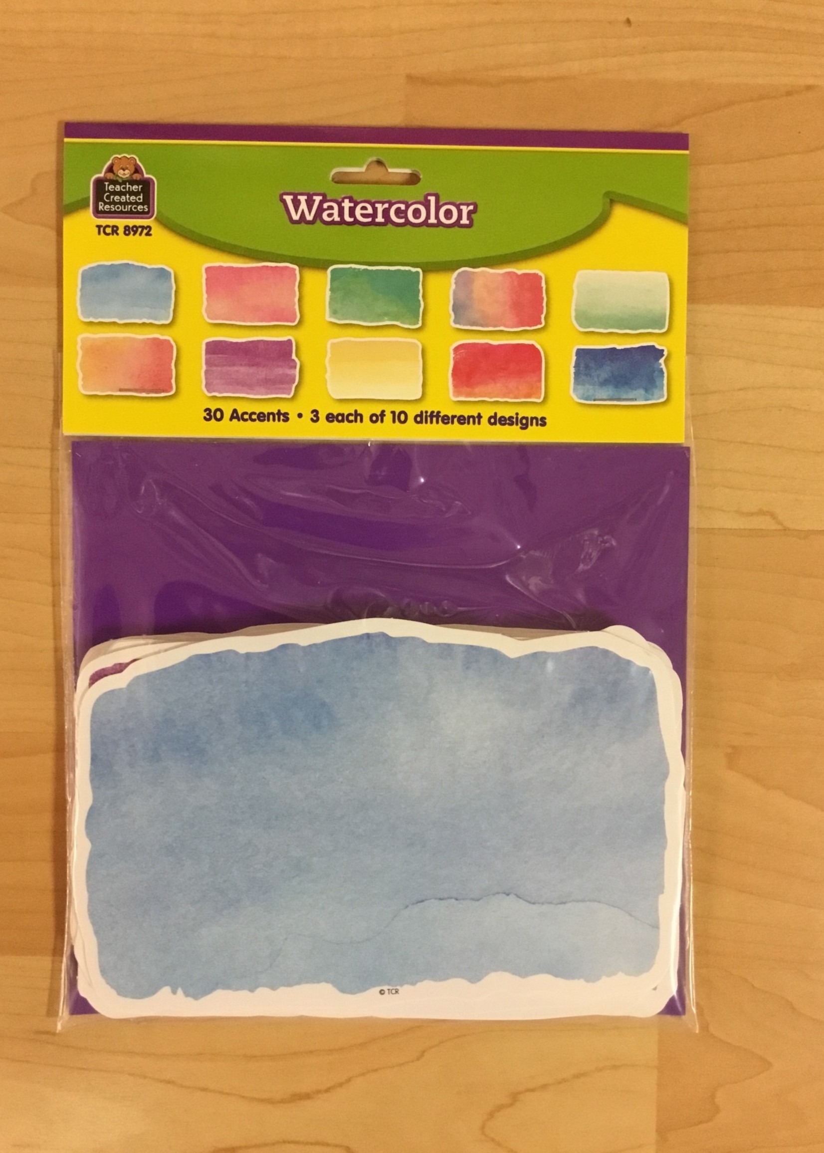 Watercolor Accent Cutouts Watercolor Accent Cutouts
