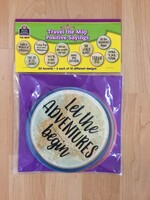 Travel the Map Positive Sayings Cutouts 30pc