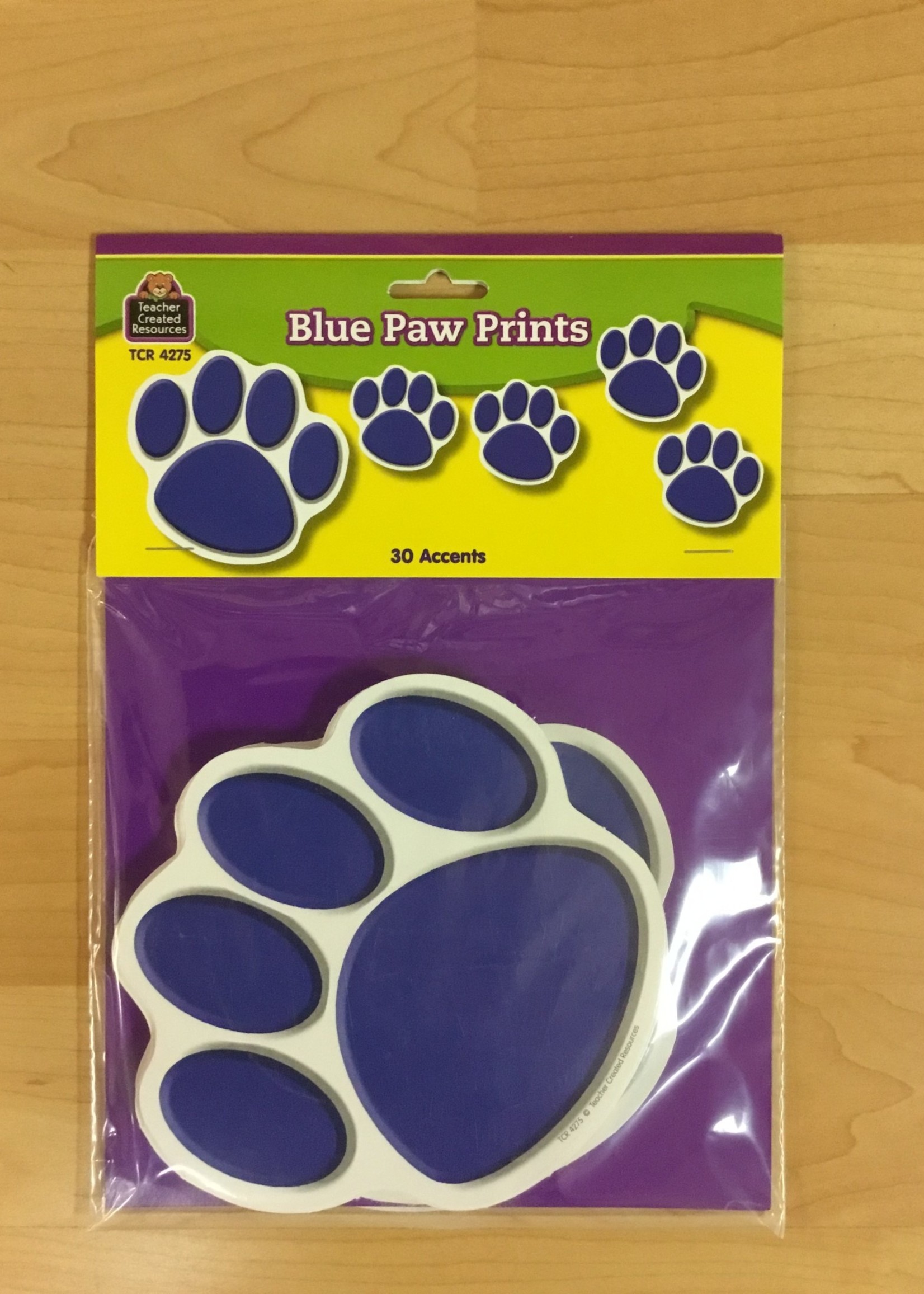 Blue Paw Prints Blue Paw Prints Cutouts 30pc