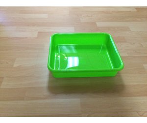 Lime Large Plastic Storage Bin