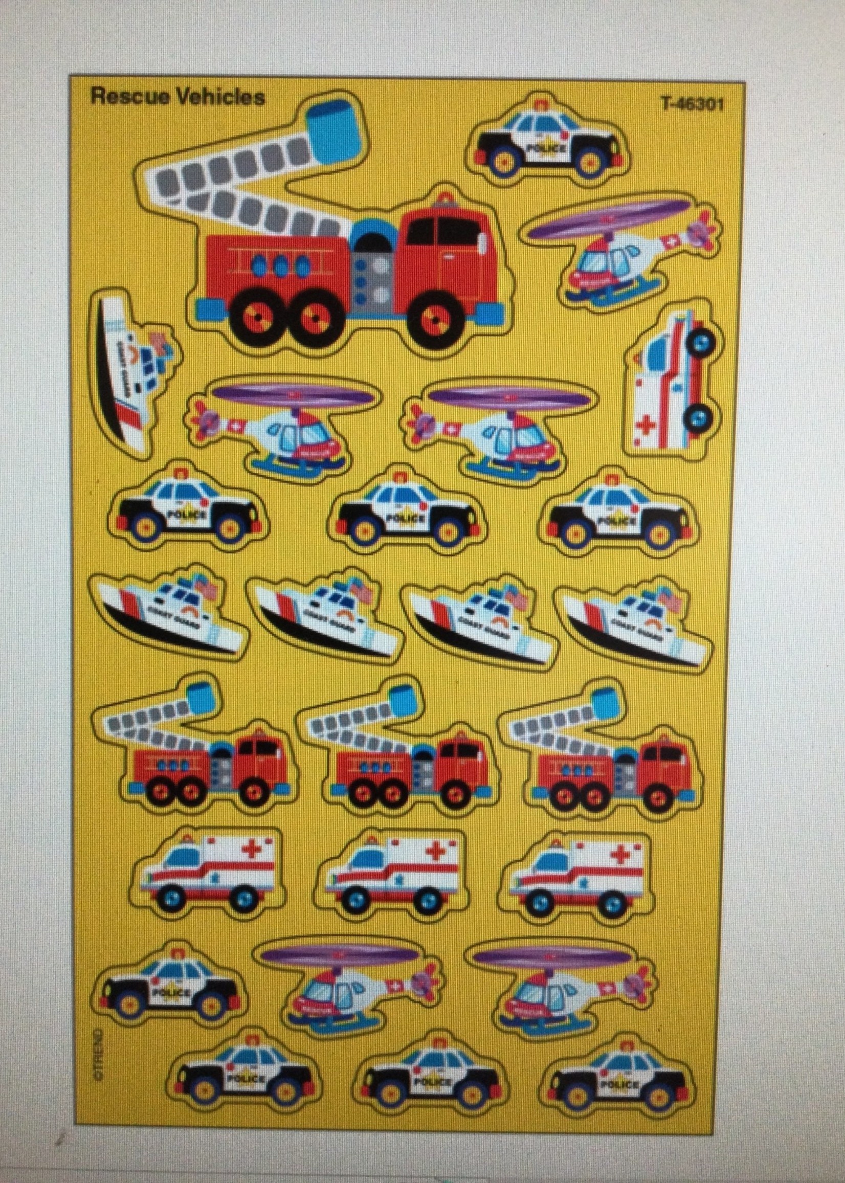 Rescue Vehicles Stickers