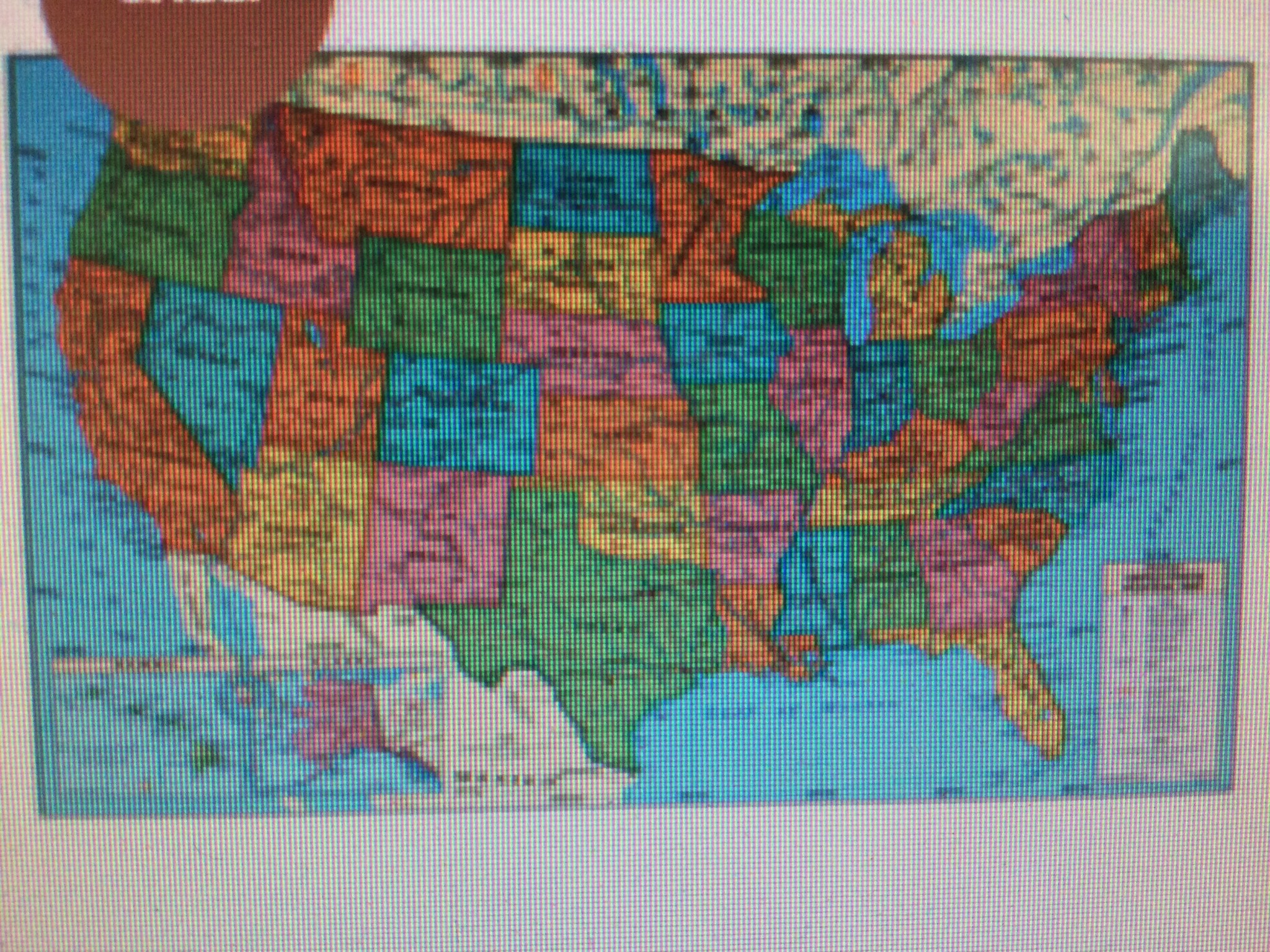 Laminated USA Wall Map School - Laminated Usa Wall Map