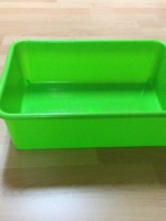 Large Lime Plastic Storage Bin Large Lime Plastic Storage Bin