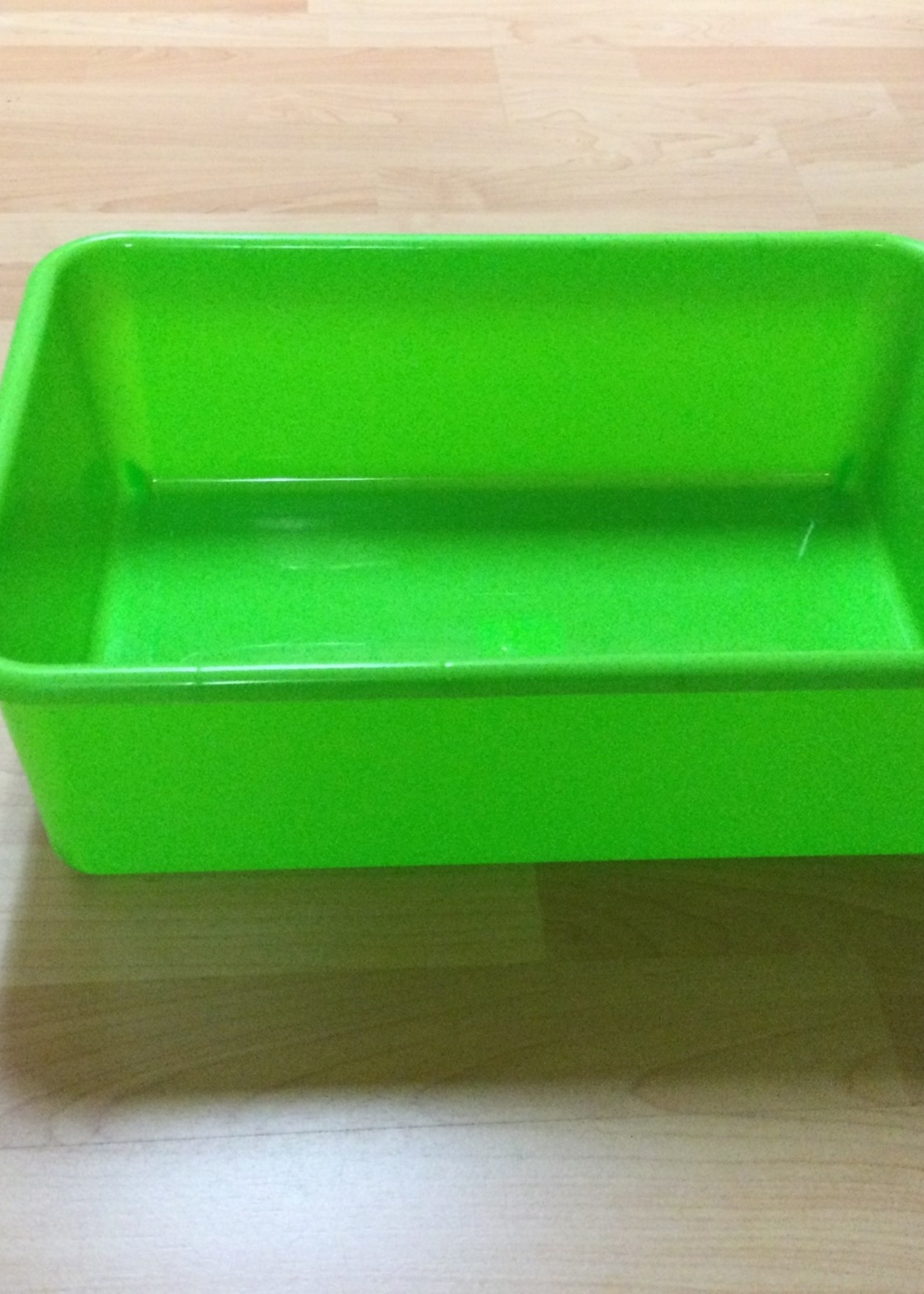 Lime Large Plastic Storage Bin