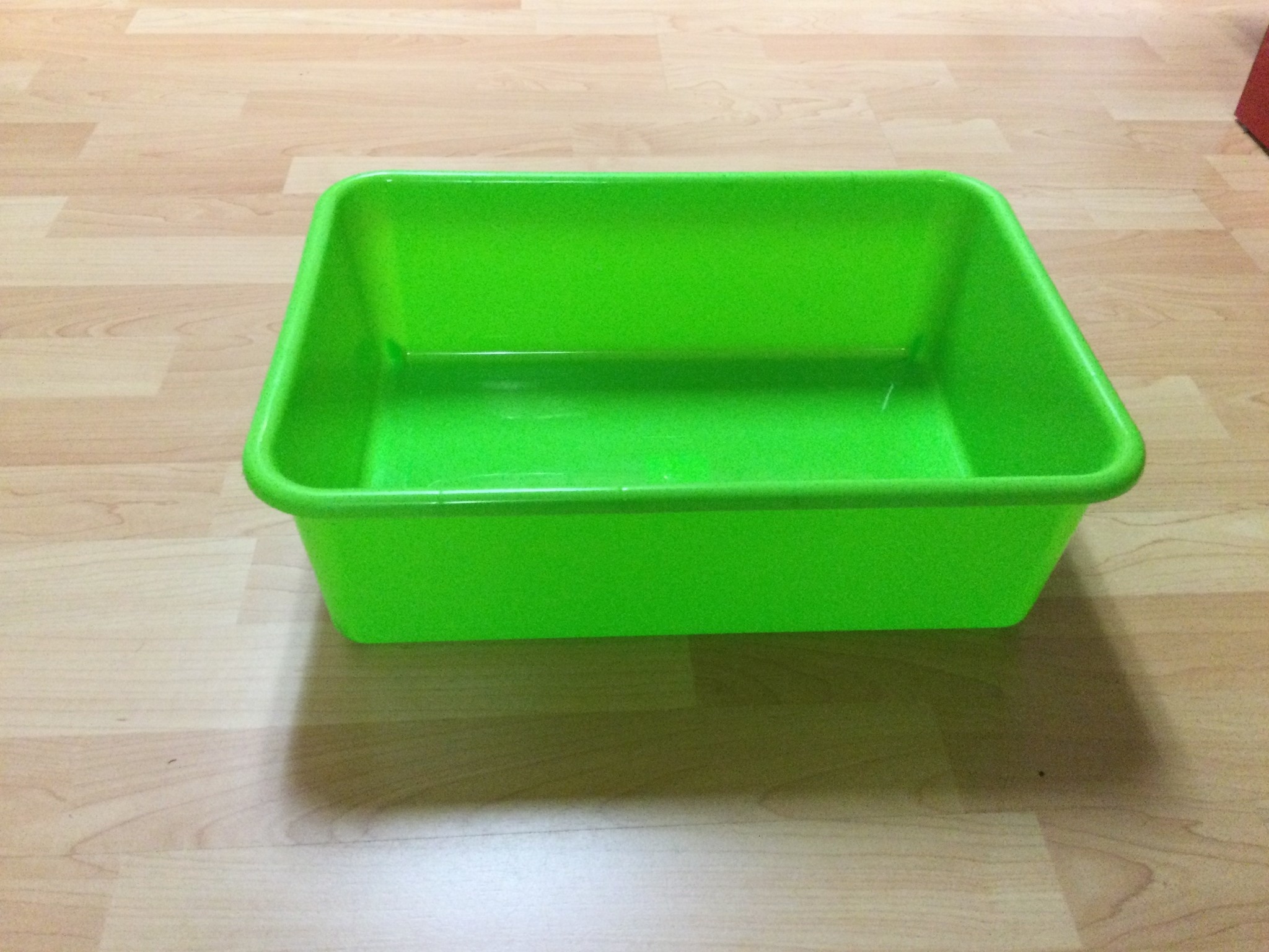 Lime Large Plastic Storage Bin - TCR20409