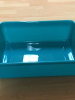 Large Teal Plastic Storage Bin Large Teal Plastic Storage Bin