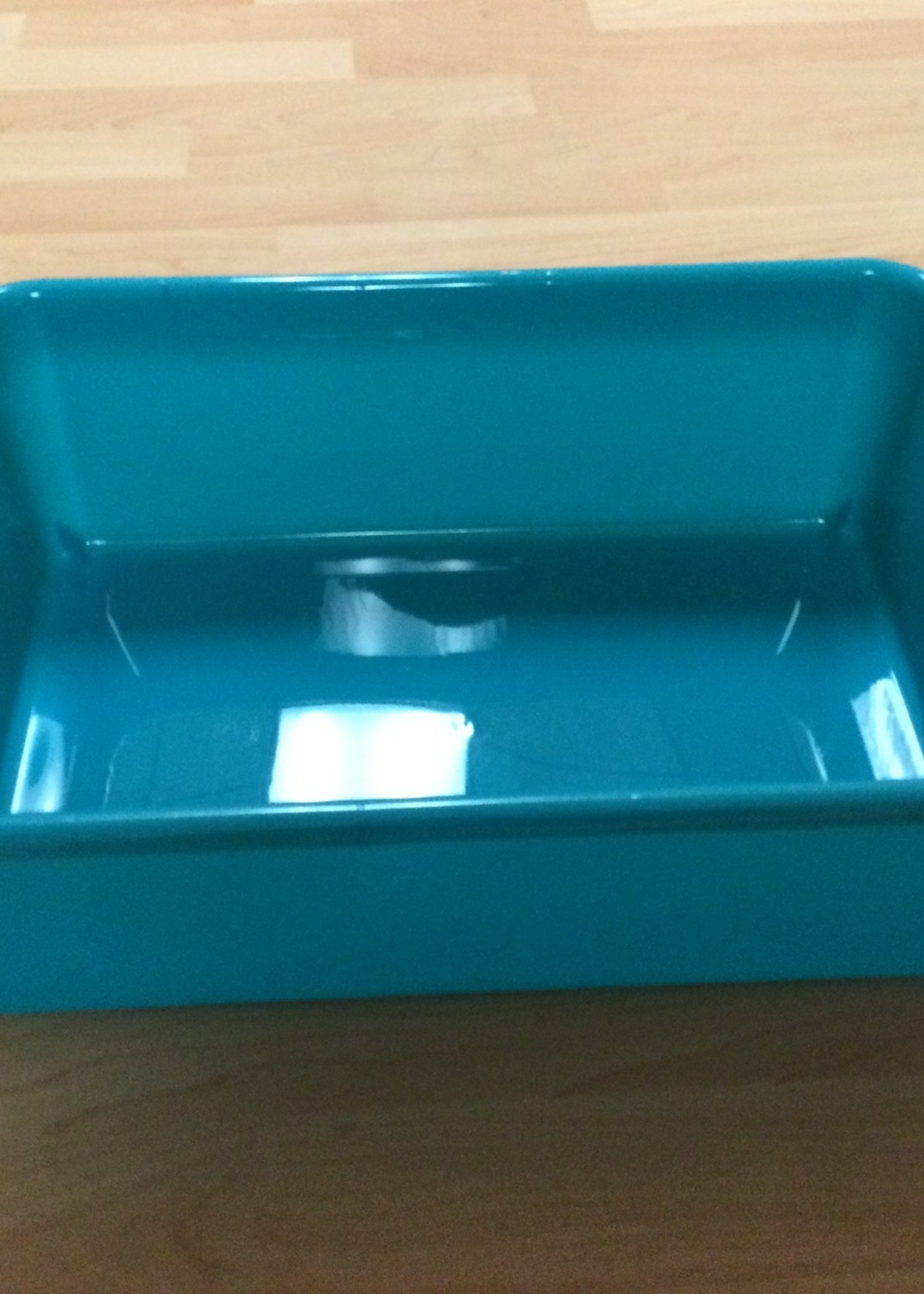 Large Teal Plastic Storage Bin Large Teal Plastic Storage Bin