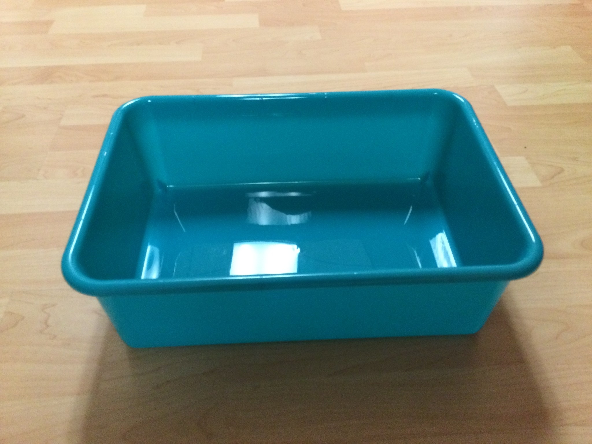 Teal Large Plastic Storage Bin - TCR20407