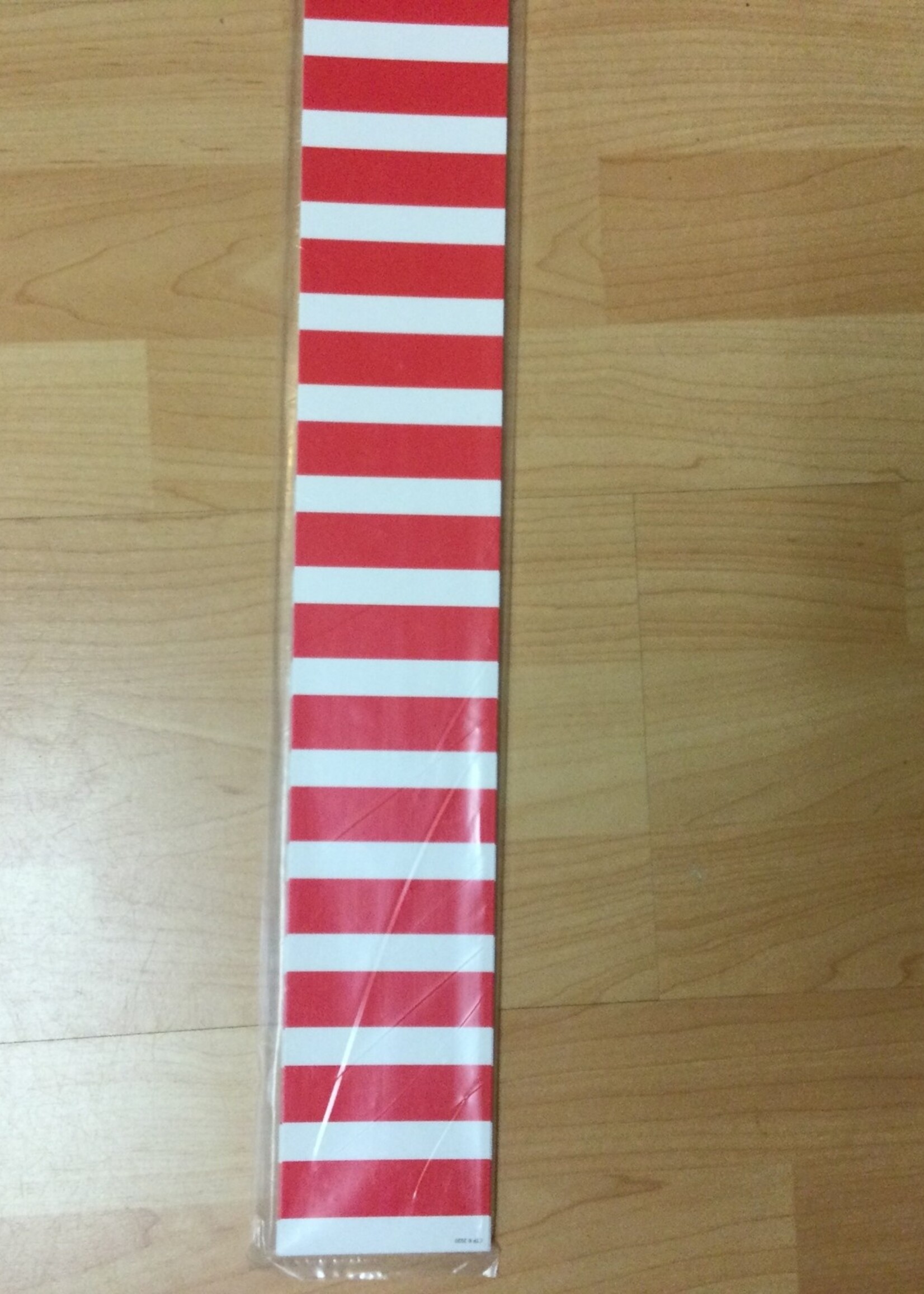 Poppy Red Bold Stripes EZ Border 48'