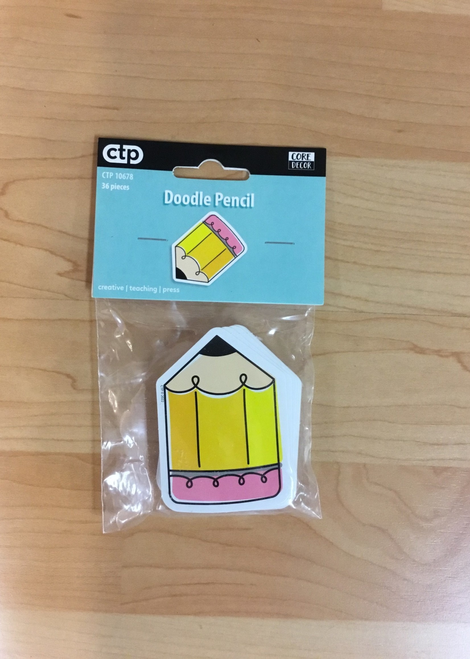 Doodle Pencils Mini Cutouts 36pc