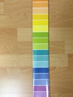 Rainbow Paint Chip EZ Border 48'