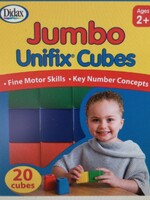 Jumbo Unifix Cubes-20 Cubes