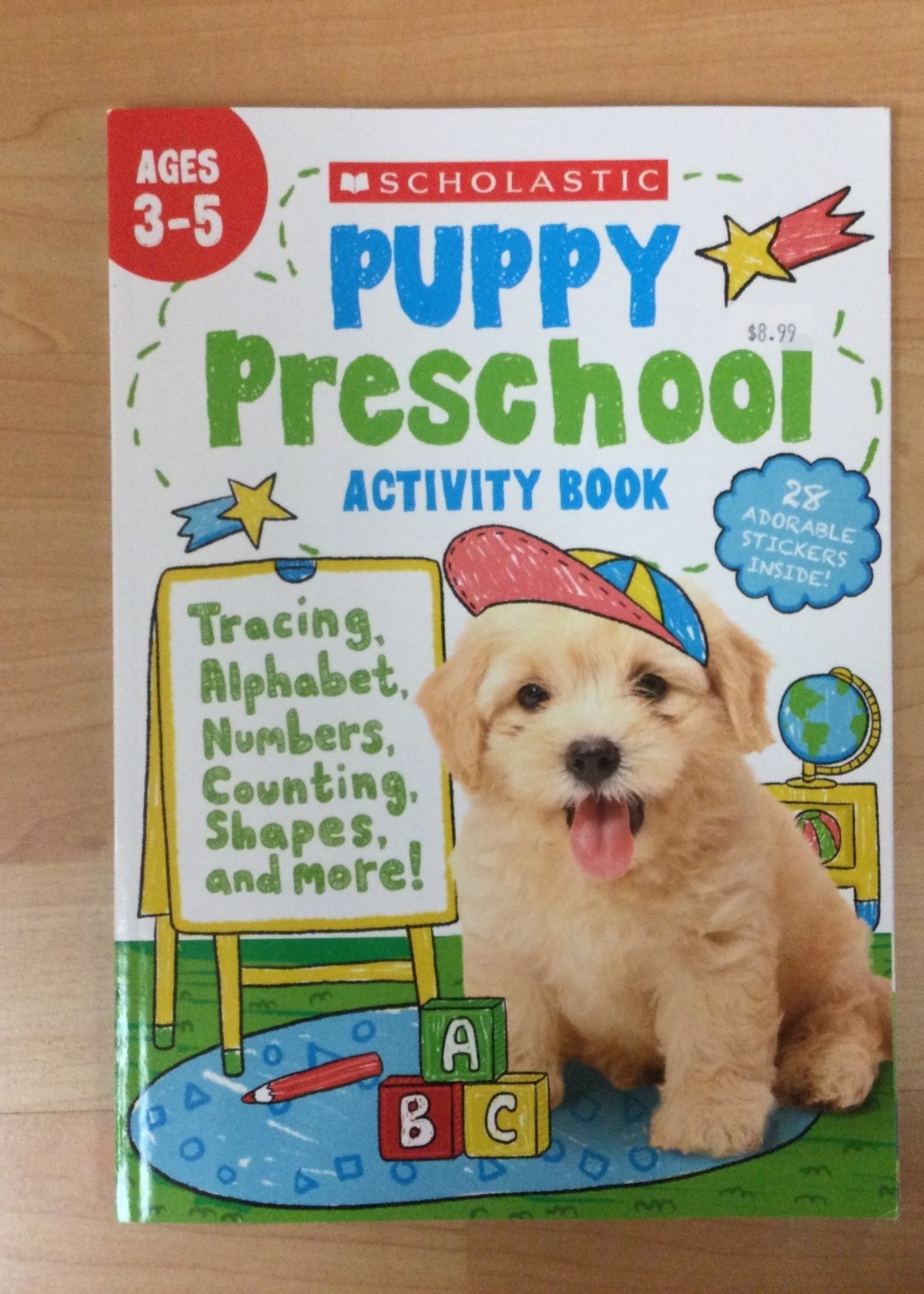 PK-1 Preschool Skills Puppy Preschool Activity Book