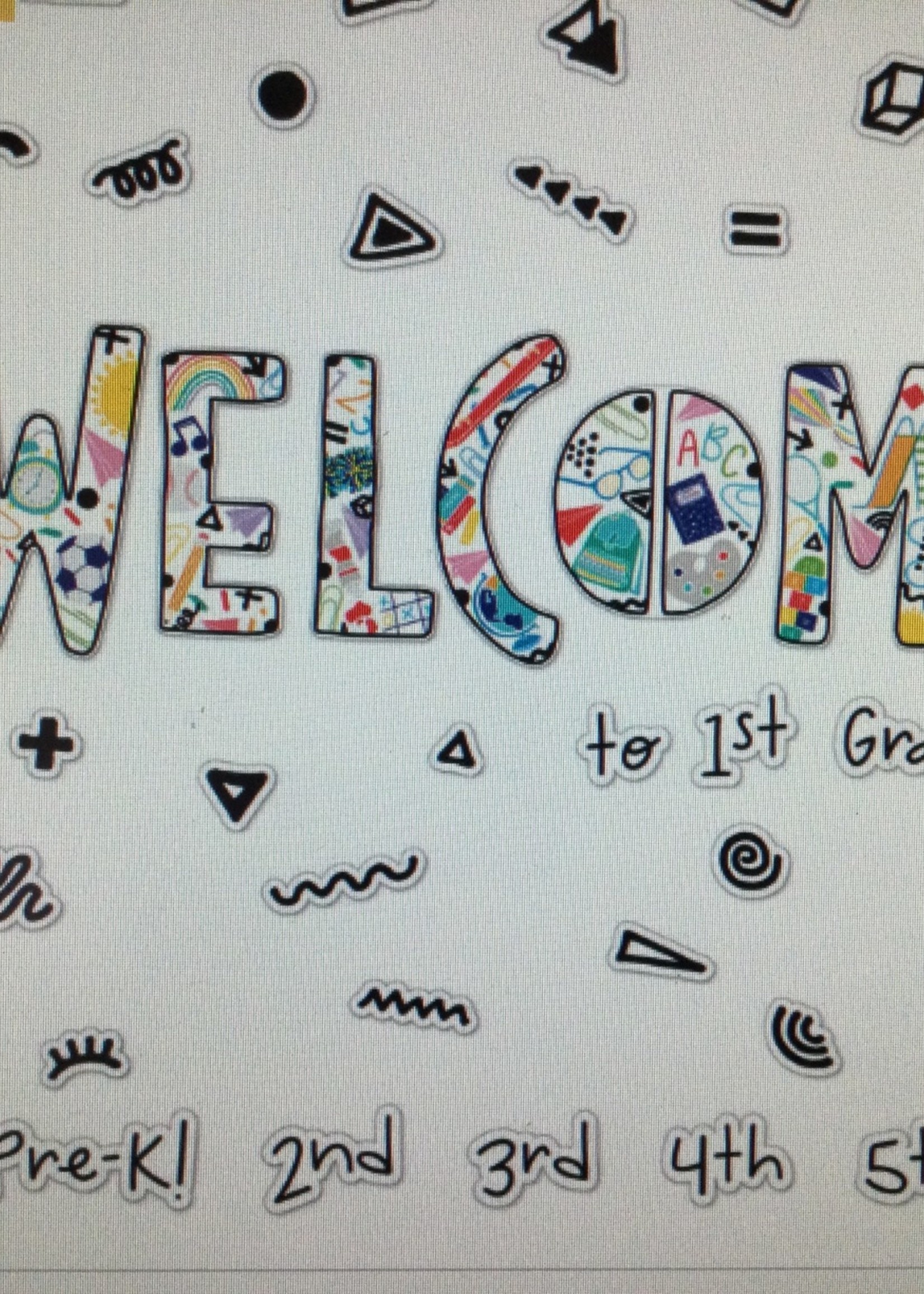 Happy Place Welcome Bulletin Board