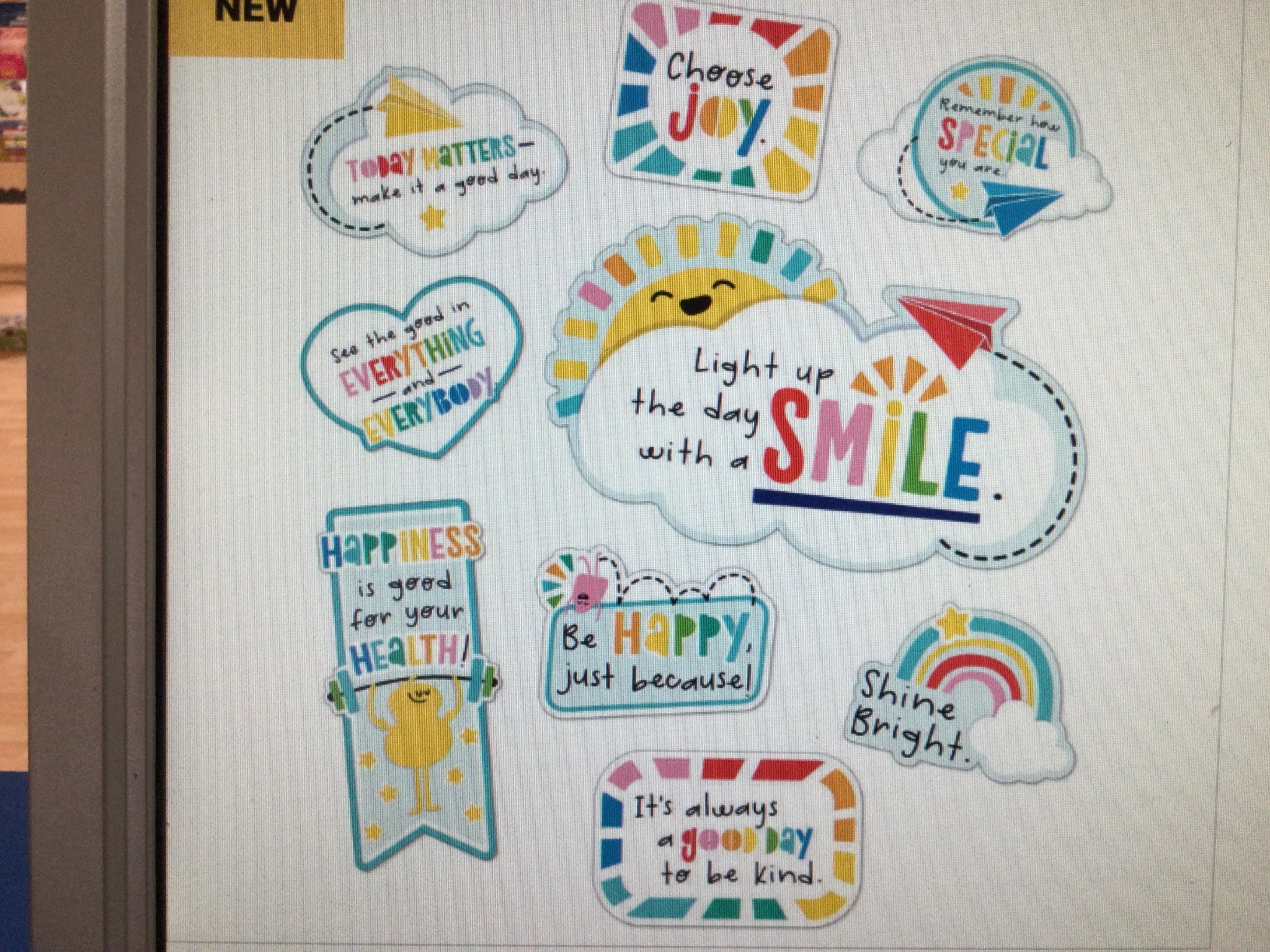 Happy Place Motivational Mini Bulletin Board Set - School Spot