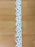 Kind Vibes Rainbow Doodles Scalloped Border 39'