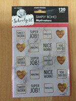 Schoolgirl Style Simply Boho Motivator Stickers