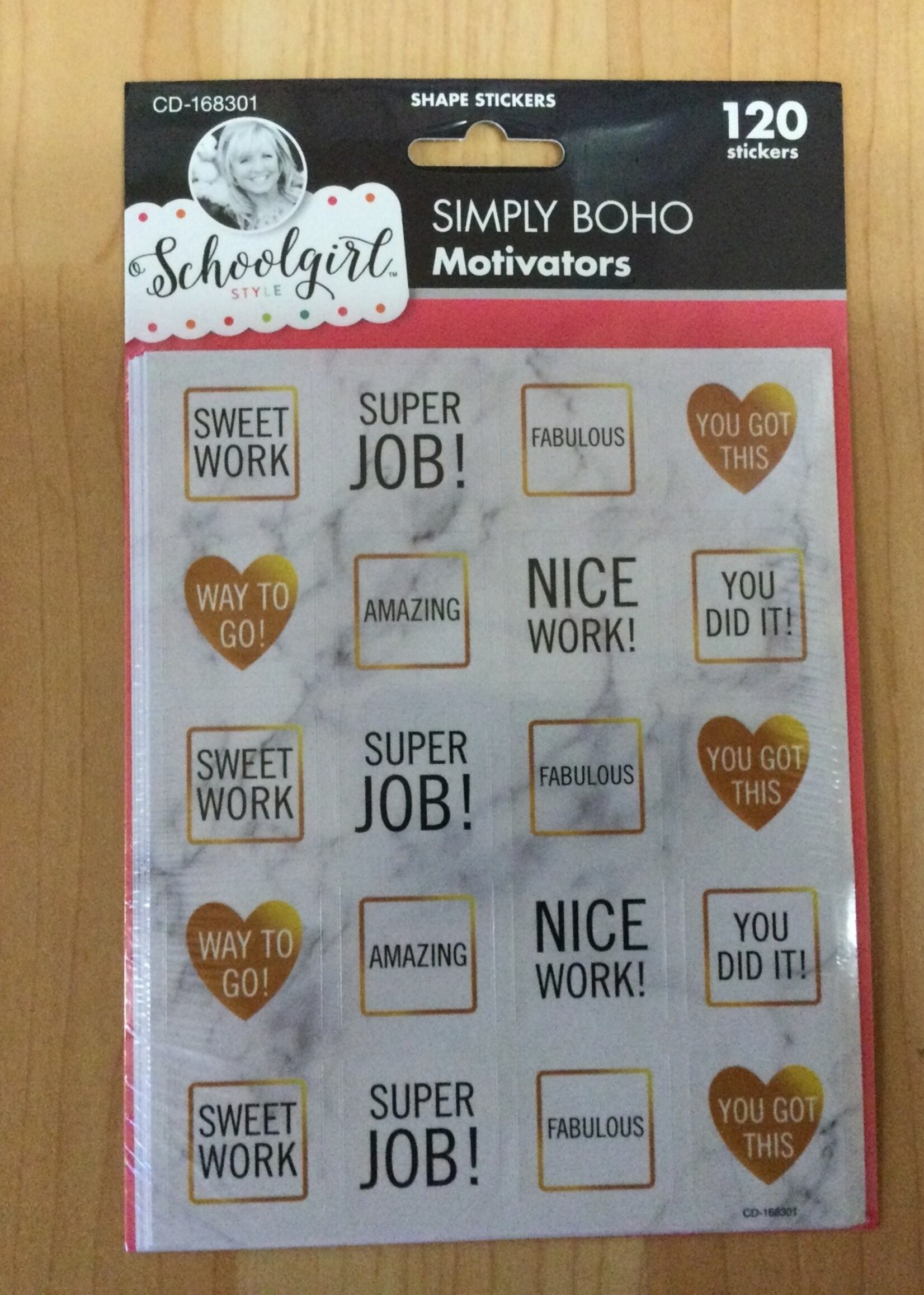 Schoolgirl Style Simply Boho Motivator Stickers