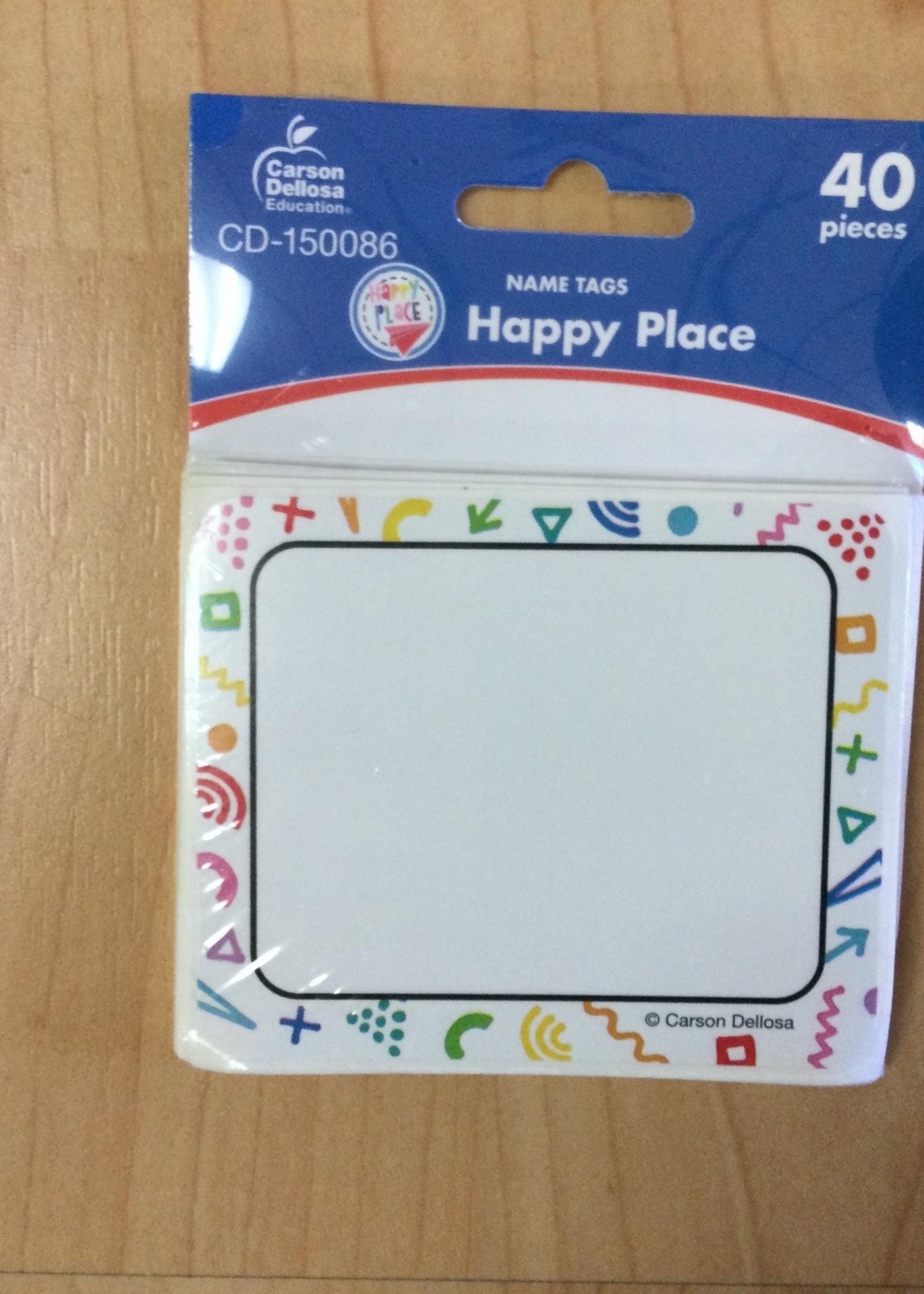 Happy Place Labels/Name Tags