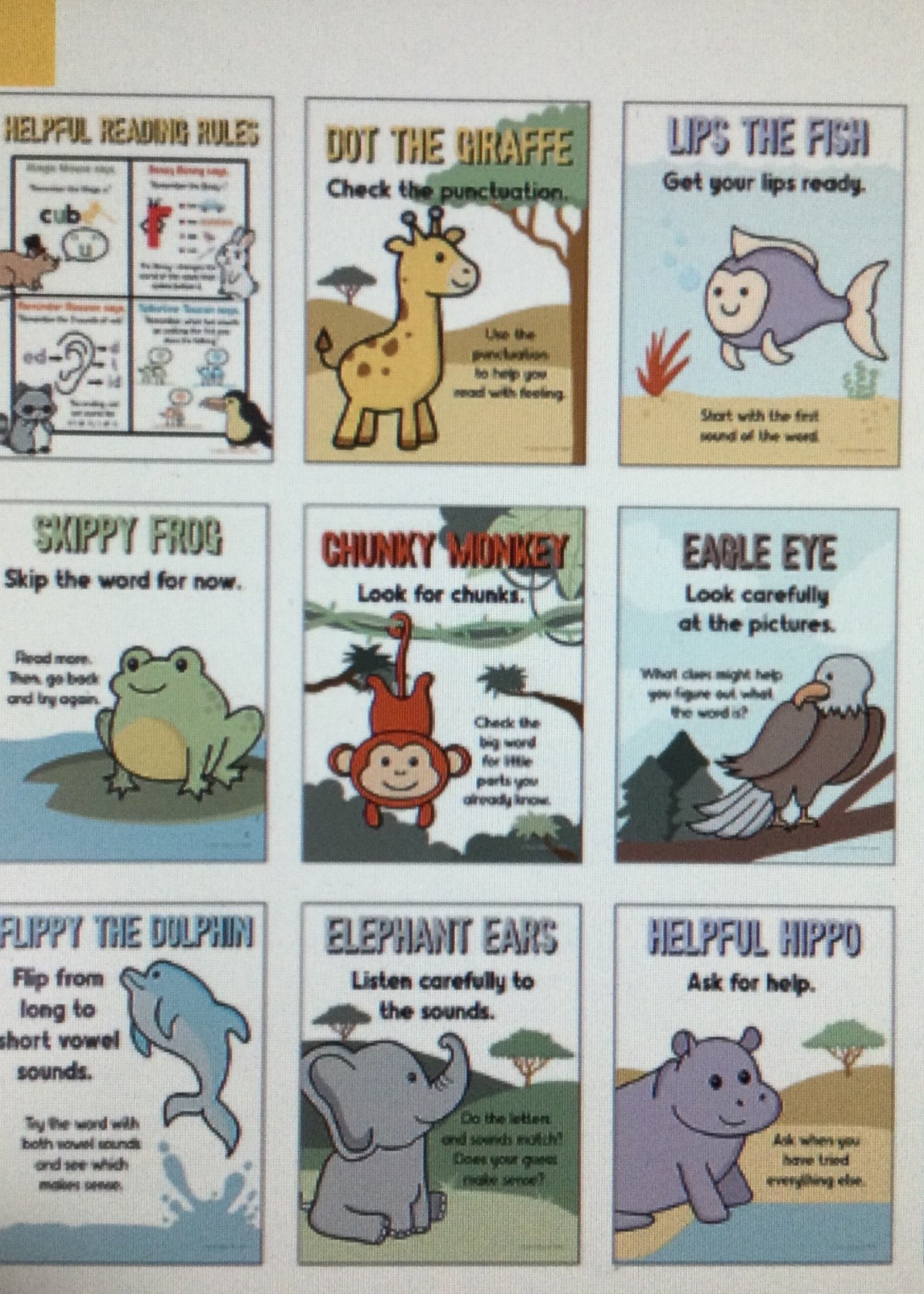 Decoding Strategies Mini Posters 12pc