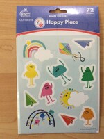 Happy Place Shape Stickers