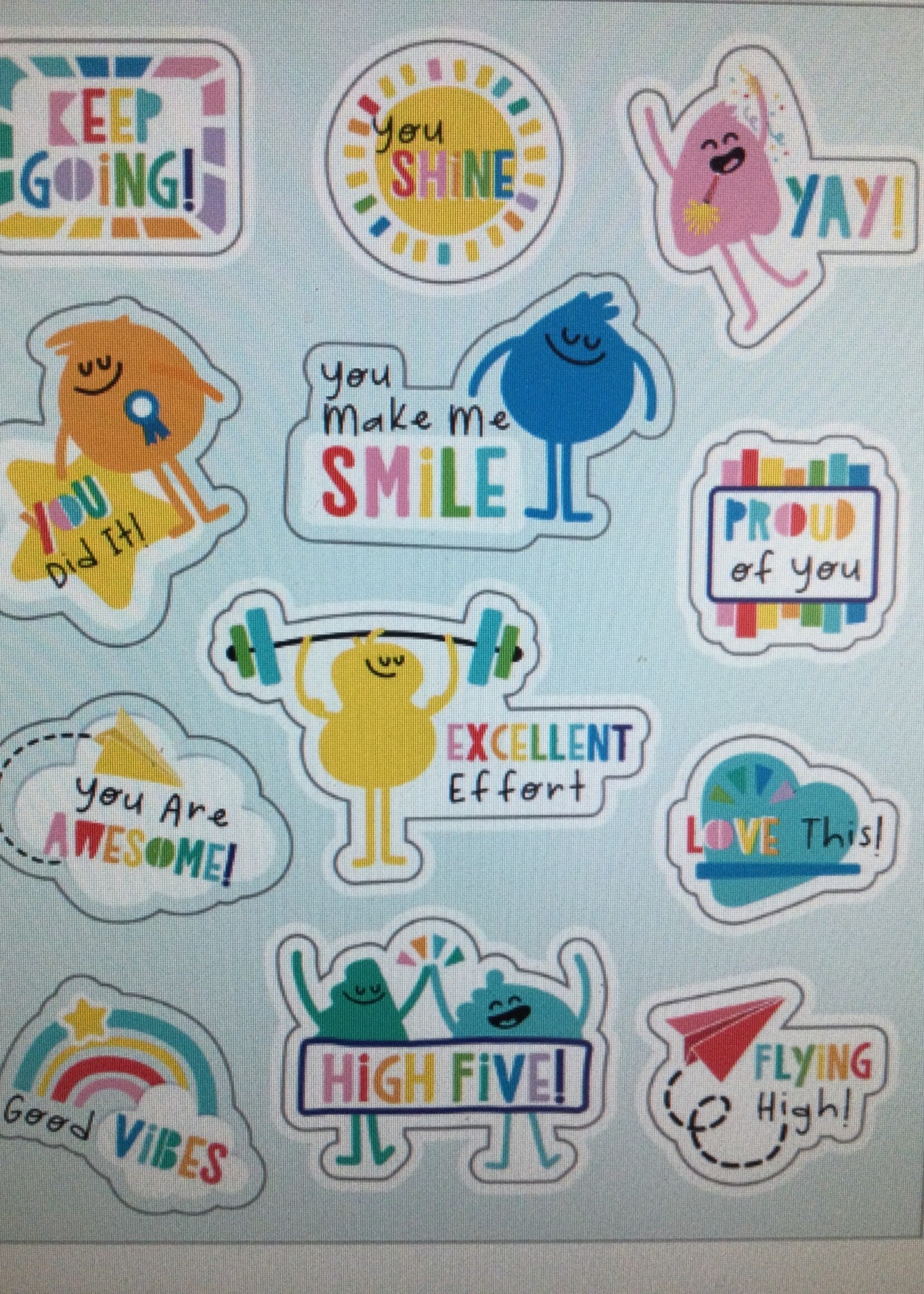 Happy Place Motivator Stickers