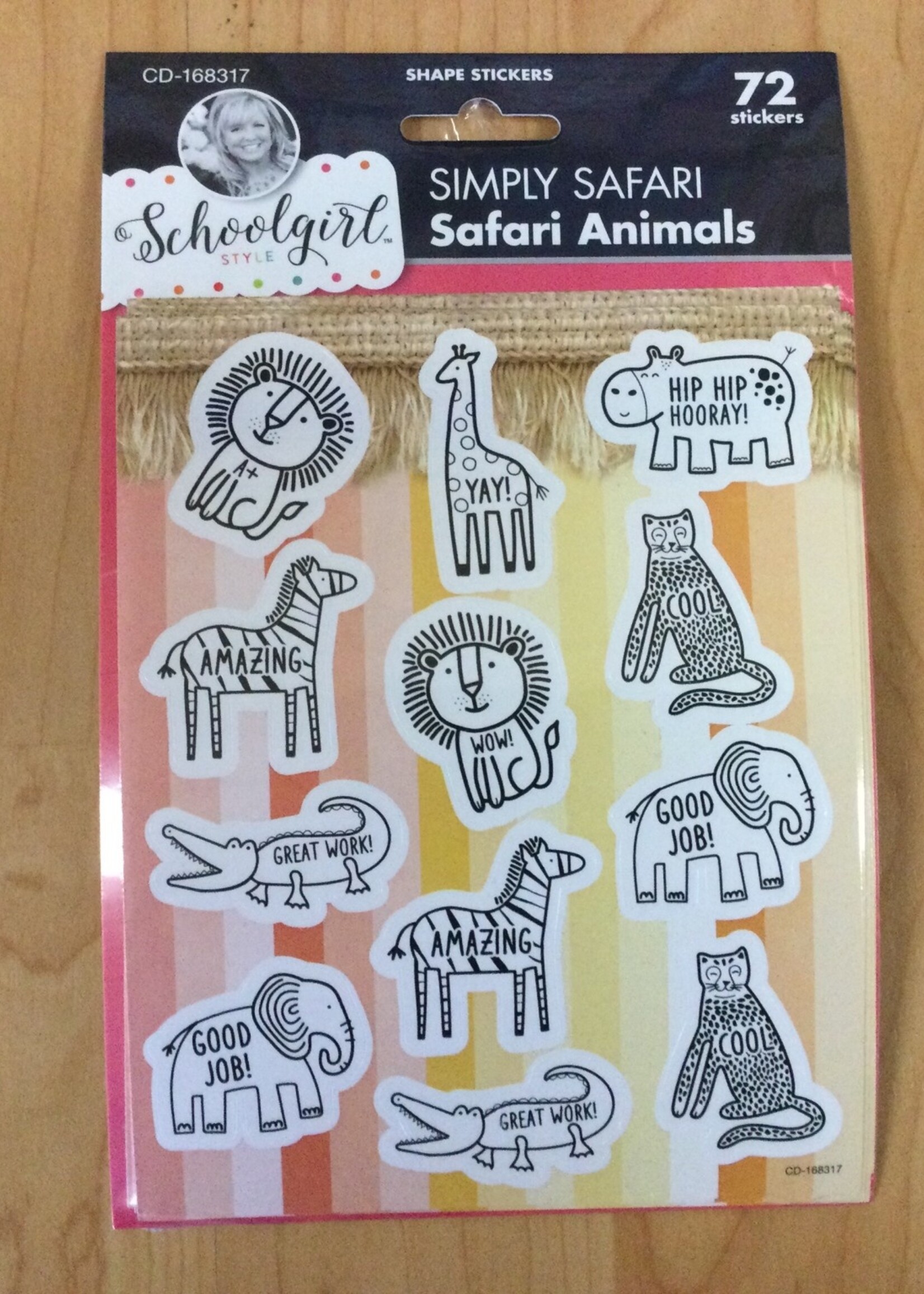 Schoolgirl Style Simply Safari Stickers (72)