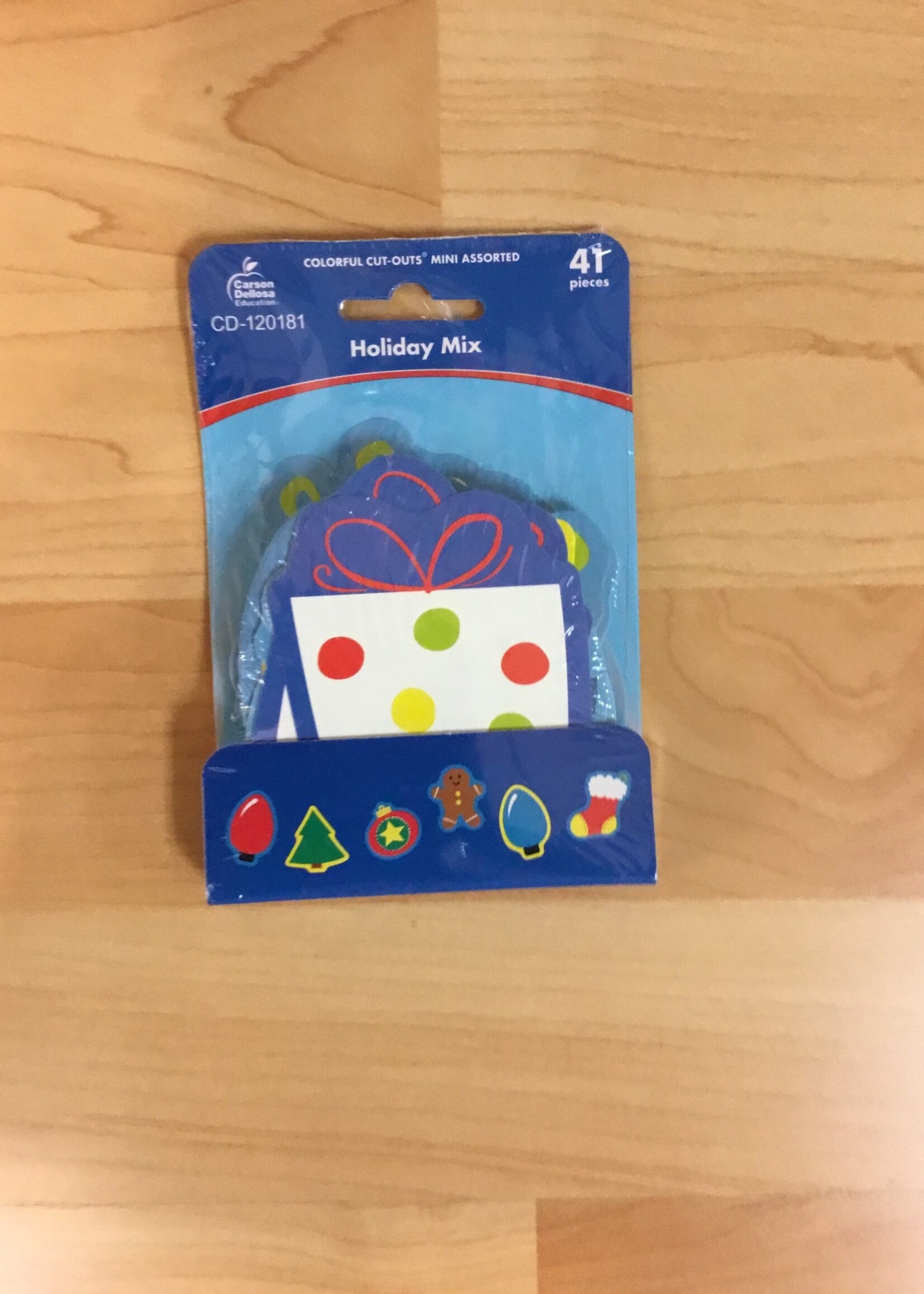 Holiday Mix Mini Cutouts 41pc