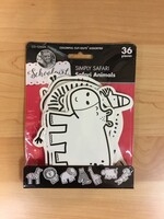 Schoolgirl Style Simply Safari Animal Cutouts 36pc