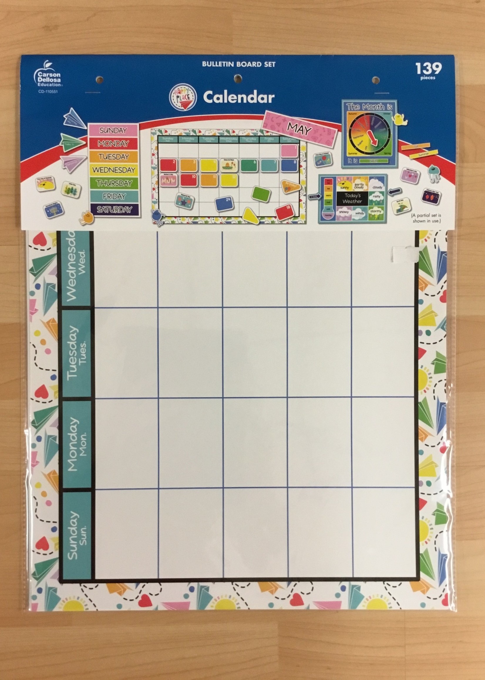 Happy Place Calendar Bulletin Board