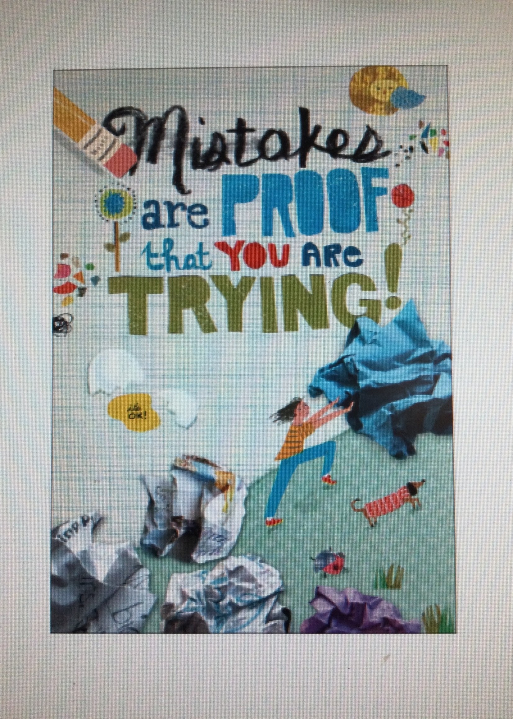 Mistakes are Proof Poster Mistakes are Proof Poster