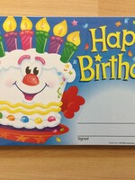 Happy Birthday Cake Awards 30pk