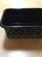 Black Confetti Small Storage Bin